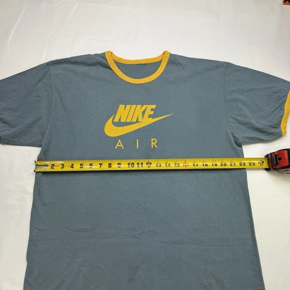 Nike Vintage Tee Mostly Silver Tag  T-shirt Size  M/L 28L X 22W Stain & Hole Y2K